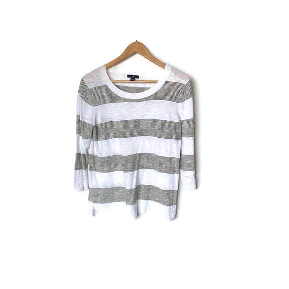 Two thin knit striped sweaters size M - Picture 2 of 8